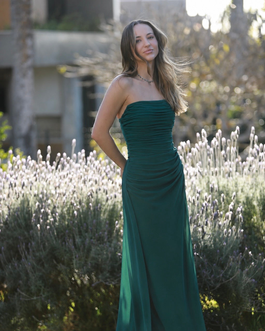 VESTIDO DRAPEADO HÉRA - PRÉ-VENDA