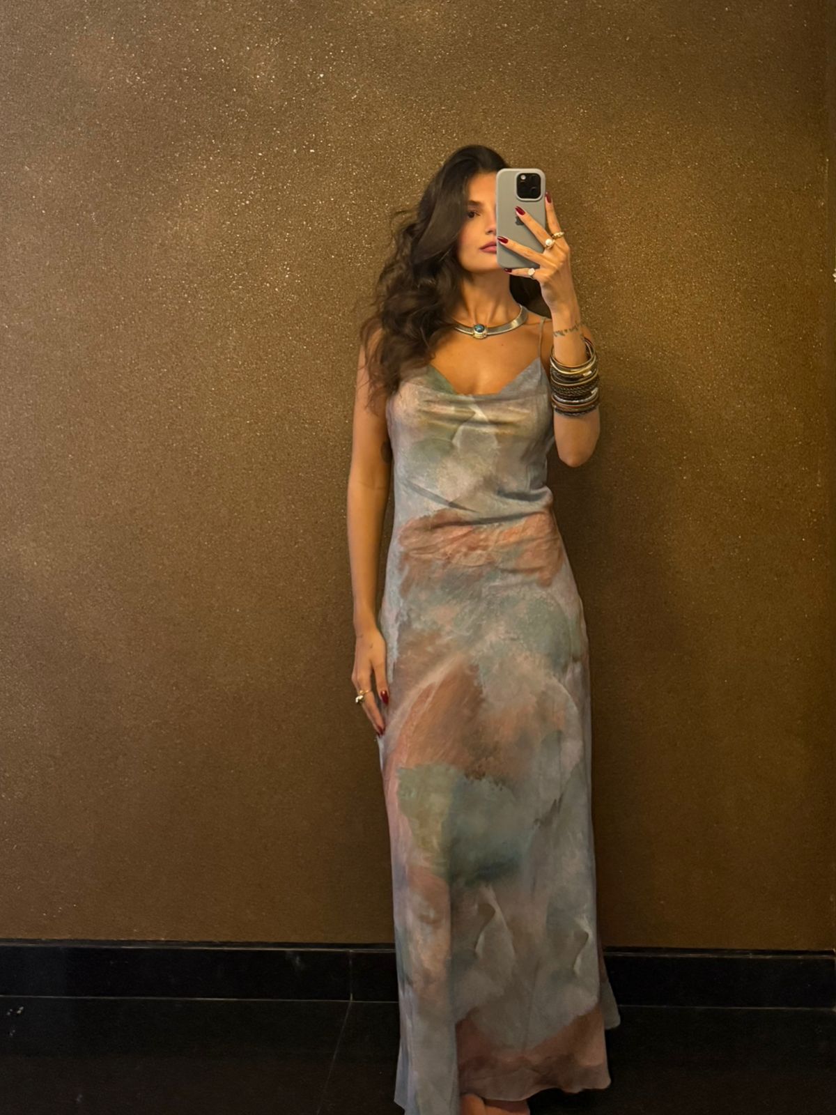Vestido Longuete Estampa Milá